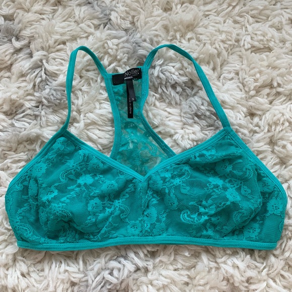 Nollie Teal Lace Bralette - Picture 2 of 7